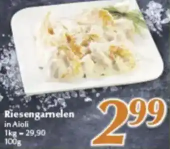 inkoop Riesengarnelen in Aioli Angebot