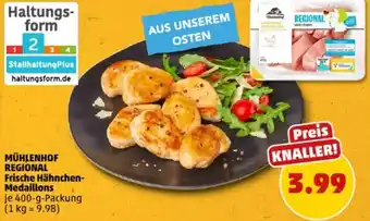 PENNY MÜHLENHOF REGIONAL Frische Hähnchen Medaillons Angebot