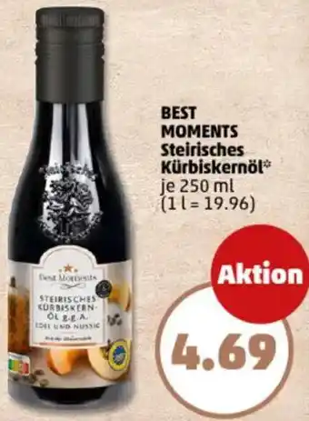 PENNY BEST MOMENTS Steirisches Kürbiskernöl Angebot