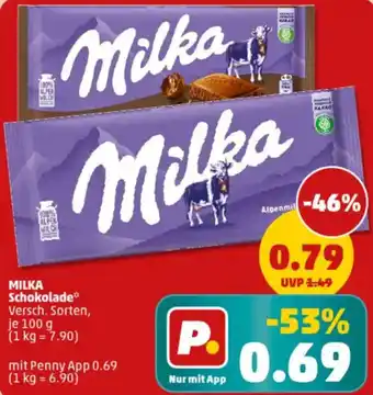 PENNY MILKA Schokolade Angebot