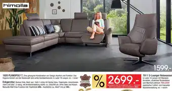 Zurbrüggen Himolla eckgarnitur oder s-lounger relaxsessel Angebot