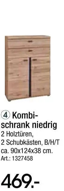 Zurbrüggen Kombischrank niedrig Angebot