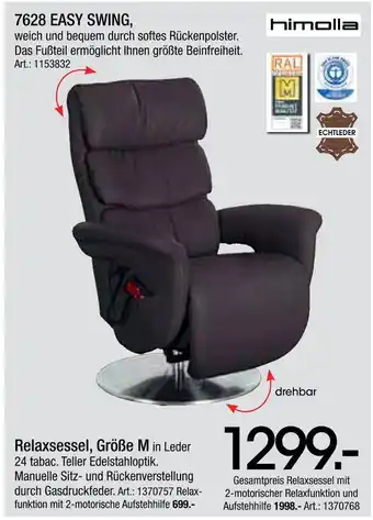 Zurbrüggen Himolla relaxsessel Angebot