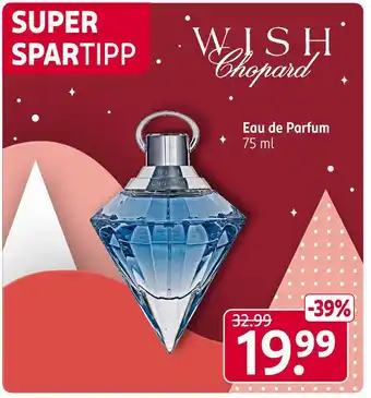 Rossmann Chopard eau de parfum Angebot