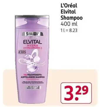Rossmann L'oréal elvital shampoo Angebot
