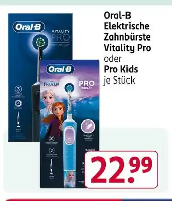 Rossmann Oral-b elektrische zahnbürste vitality pro oder pro kids Angebot