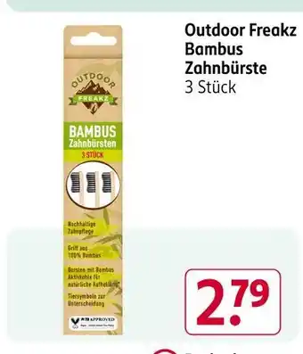 Rossmann Outdoor freakz bambus zahnbürste Angebot