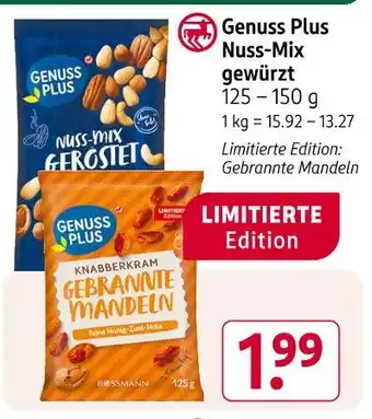 Rossmann Genuss plus nuss-mix gewürzt Angebot