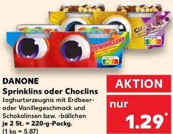 Kaufland DANONE Sprinklins oder Choclins Angebot