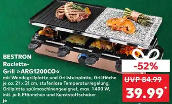 Kaufland BESTRON Raclette Grill ARG1200CO Angebot