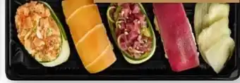 Scheck-in-Center Veganer Lax und Tun Gunkan Nigiri Angebot