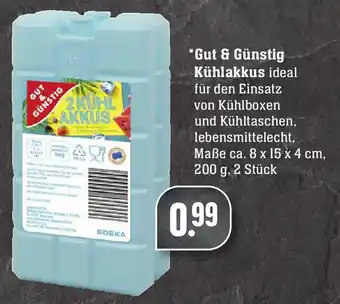 Edeka Gut & Günstig Kühlakkus 200g Angebot