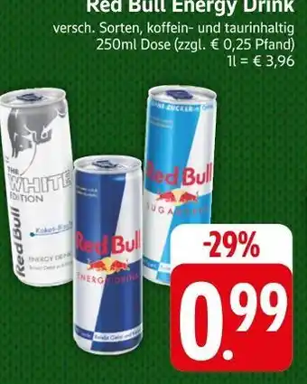 E-Center Red bull energy drink Angebot