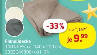 ROLLER Flanelldecke Angebot