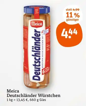 tegut Meica deutschländer würstchen Angebot