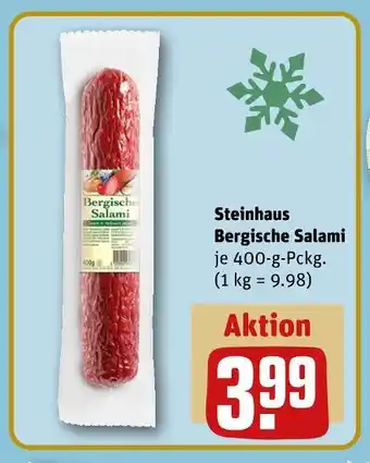 REWE Steinhaus bergische salami Angebot