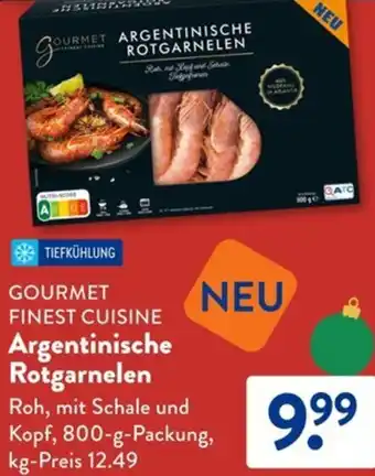 Aldi Süd GOURMET FINEST CUISINE Argentinische Rotgarnelen Angebot