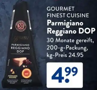 Aldi Süd GOURMET FINEST CUISINE Parmigiano Reggiano DOP Angebot