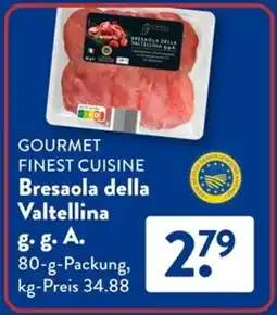 Aldi Süd GOURMET FINEST CUISINE Bresaola della Valtellina g. g. A. Angebot