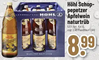 trinkgut Höhl Schoppepetzer Apfelwein naturtrüb Angebot