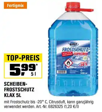 OBI Scheiben frostschutz klax Angebot