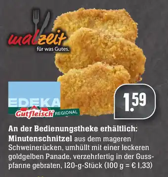 Edeka Minutenschnitzel 120g Angebot