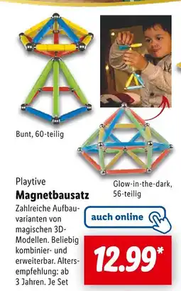 Lidl Playtive magnetbausatz Angebot