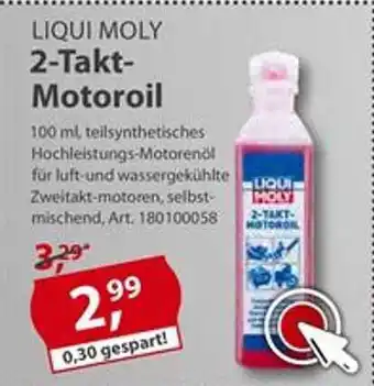 Sonderpreis Baumarkt Liqui Moly 2-takt-motoroil Angebot