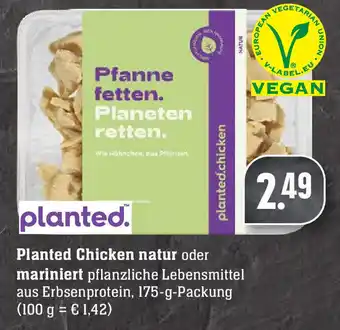 Edeka Planted Chicken natur oder mariniert 175g Angebot