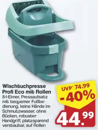 Famila Nord West LEIFHEIT Wischbuchpresse Profi Eco mit Rollen Angebot