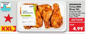 Kaufland HEIDEMARK Turkey-BBQ- Wings XXL Angebot