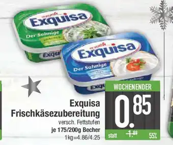 E-Center Exquisa Frischkäsezubereitung Angebot