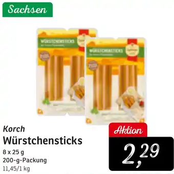 KONSUM Korch Würstchensticks Angebot