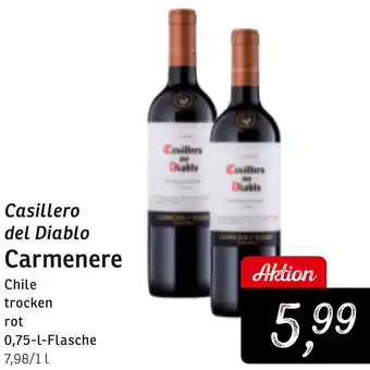 KONSUM Casillero del Diablo Carmenere Angebot