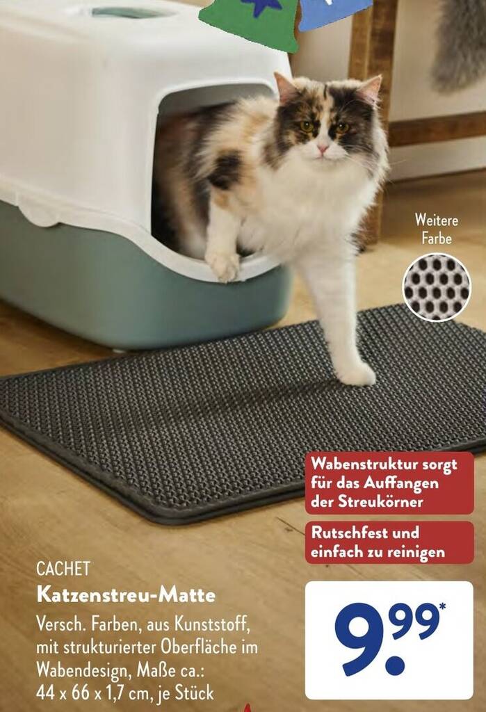 CACHET Katzenstreu-Matte Angebot bei Aldi Sd