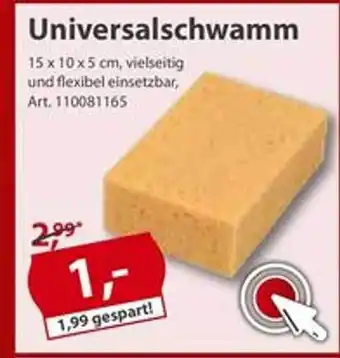 Sonderpreis Baumarkt Universalschwamm Angebot