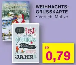 KODi Weihnachtsgrusskarte Angebot