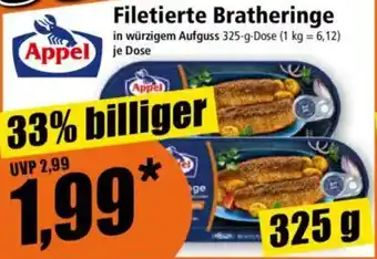 Norma Appel Filetierte Bratheringe Angebot