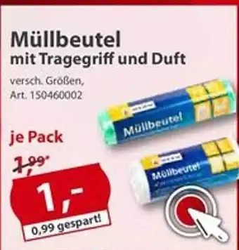 Sonderpreis Baumarkt Müllbeutel Mit Tragegriff Und Duft Angebot