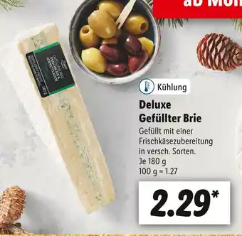 Lidl Deluxe gefüllter brie Angebot