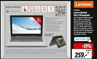 Lidl Lenovo ideapad flex 3 chromebook Angebot