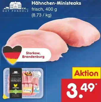 Netto Marken-Discount GUT PONHOLZ Hähnchen-Ministeaks Angebot