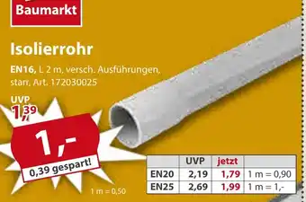 Sonderpreis Baumarkt Isolierrohr Angebot
