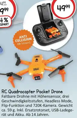 Vedes RC Quadrocopter Pocket Drone Angebot