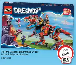 Vedes LEGO DREAMZZZ 71484 Cooper's Robot Dinosaur C-Rex Angebot