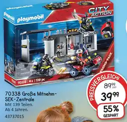 Vedes Playmobil 70338 Große Mitnehm SEK-Zentrale Angebot