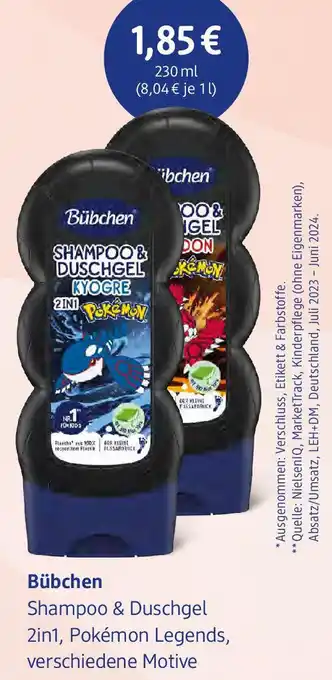 dm drogerie Bübchen Shampoo & Duschgel Angebot