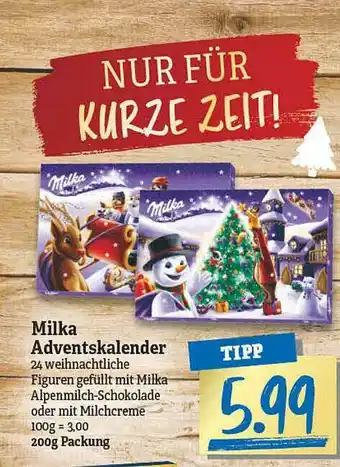 NP Discount Milka Adventskalender Angebot