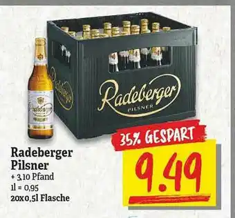 NP Discount Radeberger Pilsner Angebot