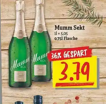 NP Discount Mumm Sekt Angebot